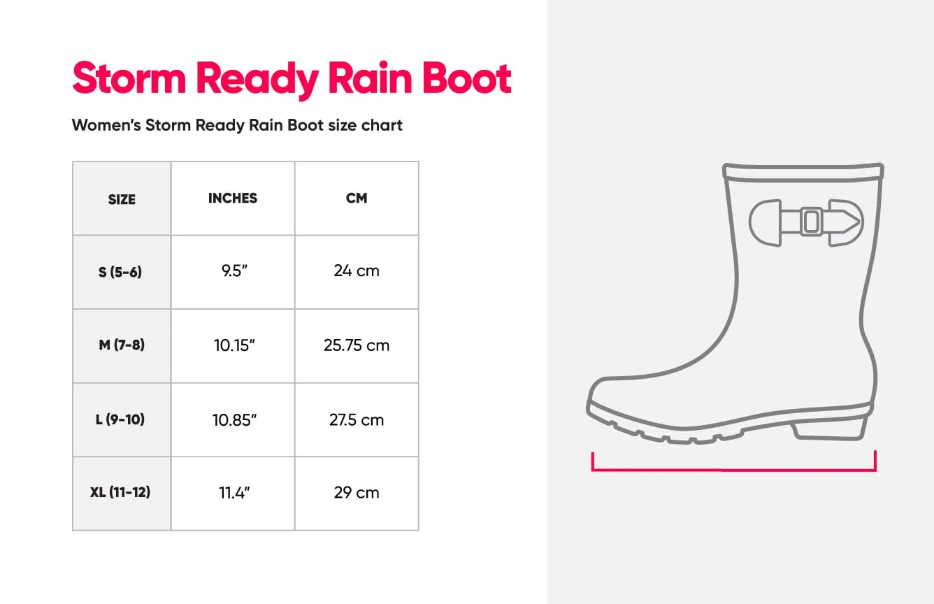 Arizona Cardinals NFL Womens Storm Ready Rain Boots