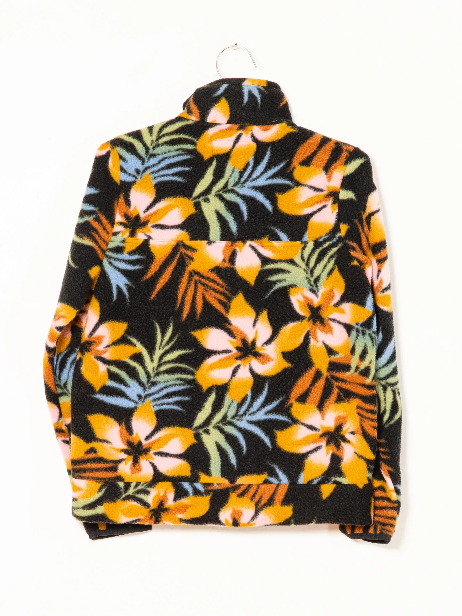 BILLABONG BOUNDARY MOCK 1/2 ZIP - ALL OVER FLOWER PRINT - CLEARANCE