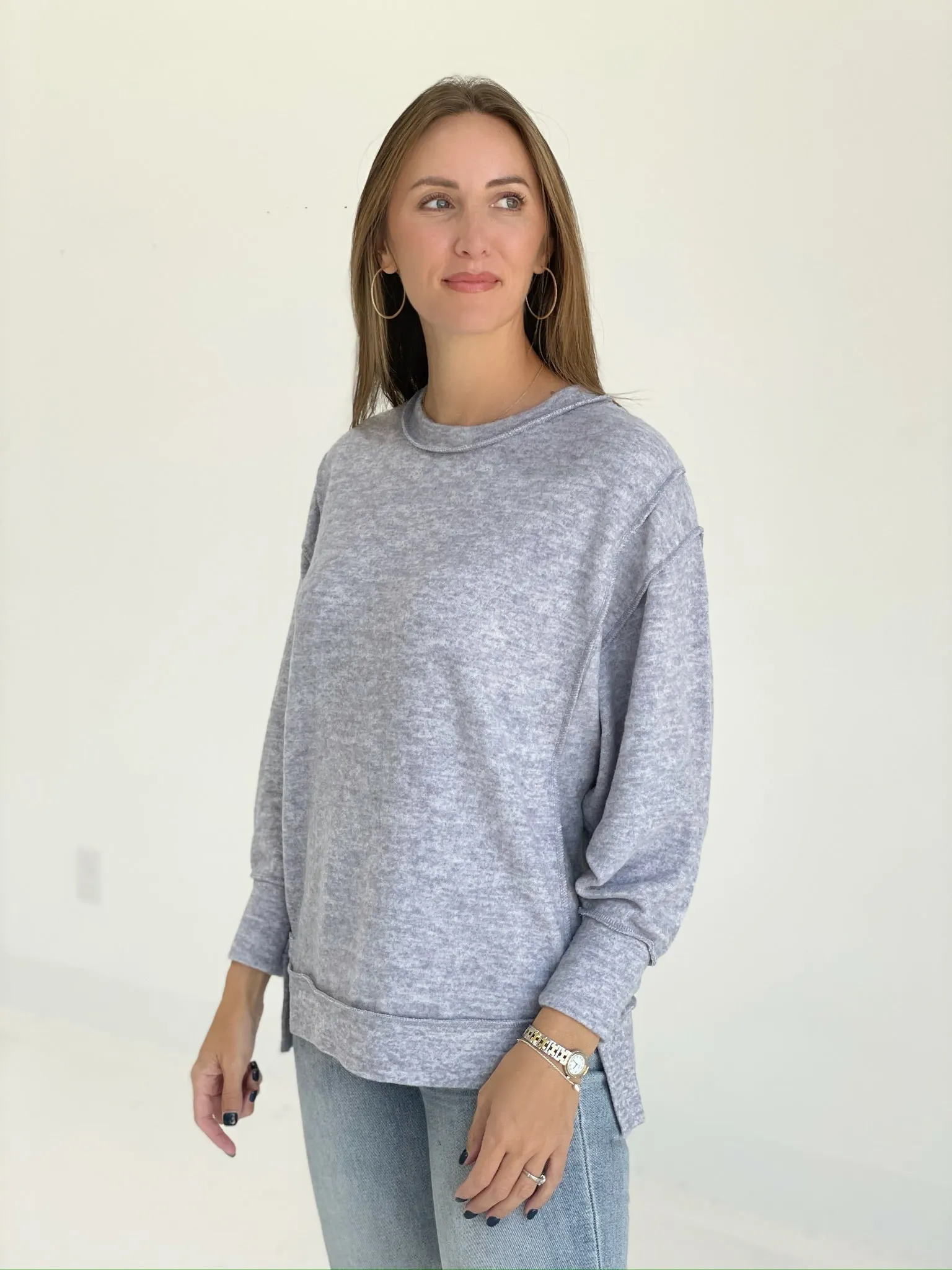 Camper Soft Sweater - Gray