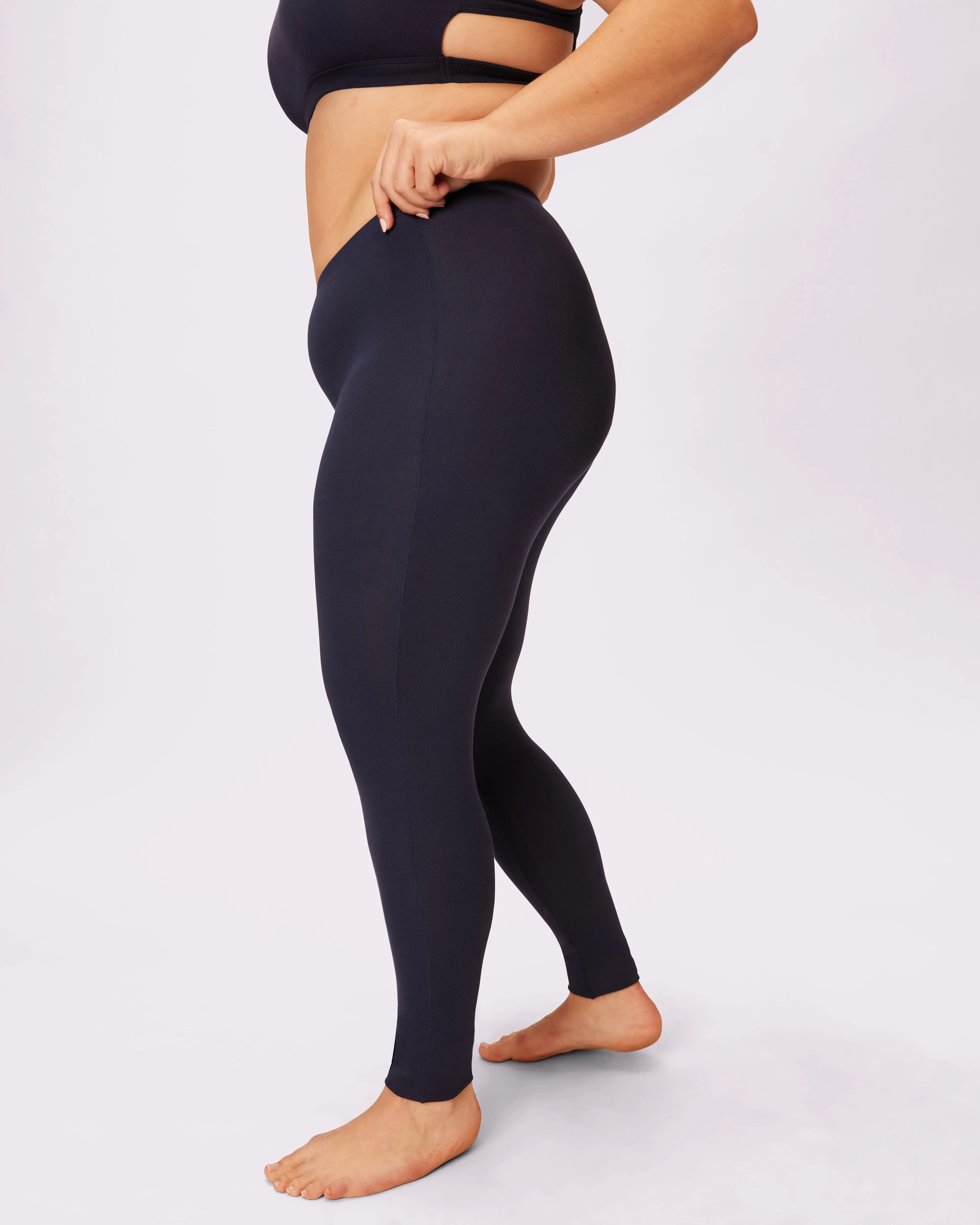 Comfort Rib Leggings | Lush Rib  | Archive (Neptune)