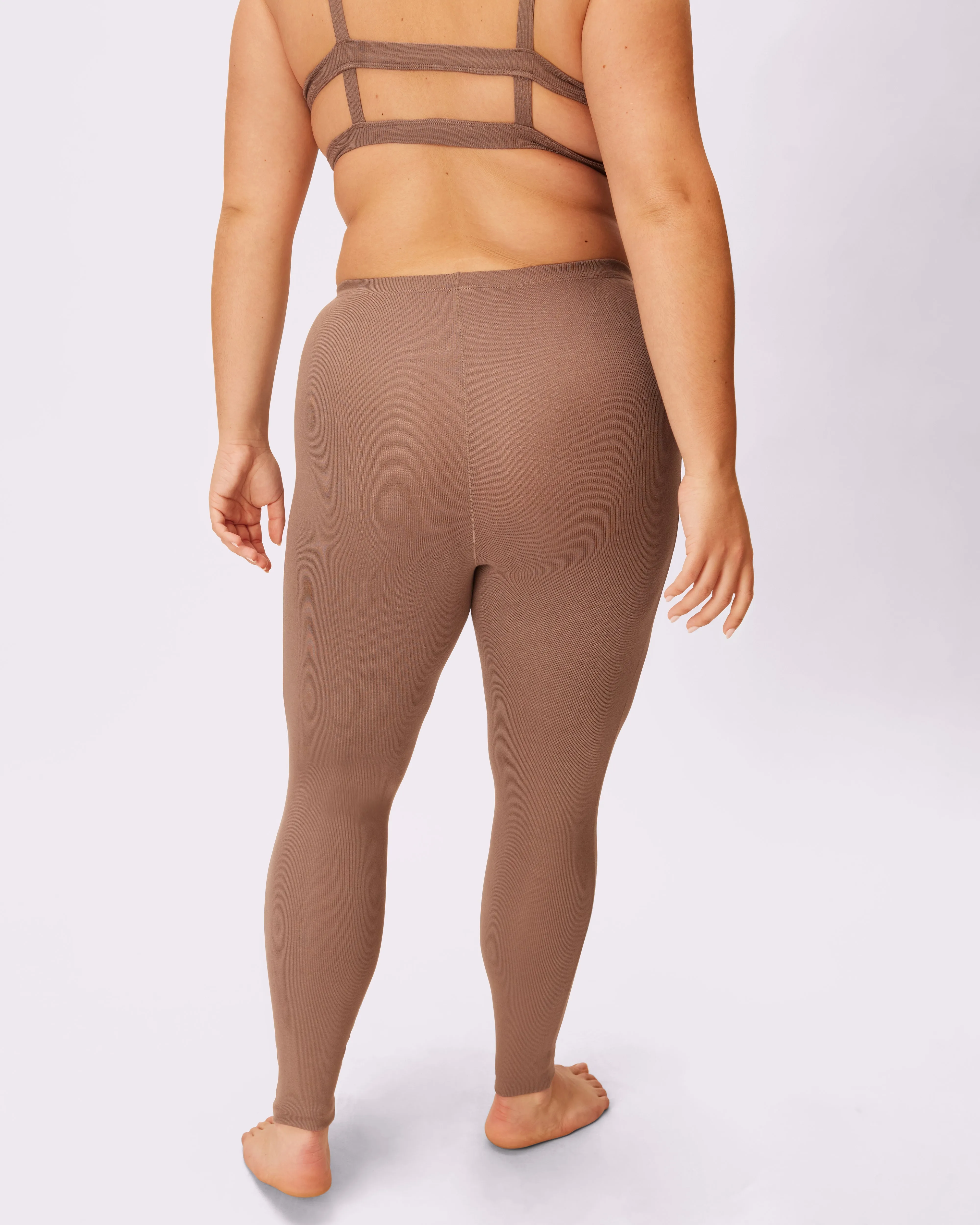 Comfort Rib Leggings | Lush Rib  | Archive (Truffle)