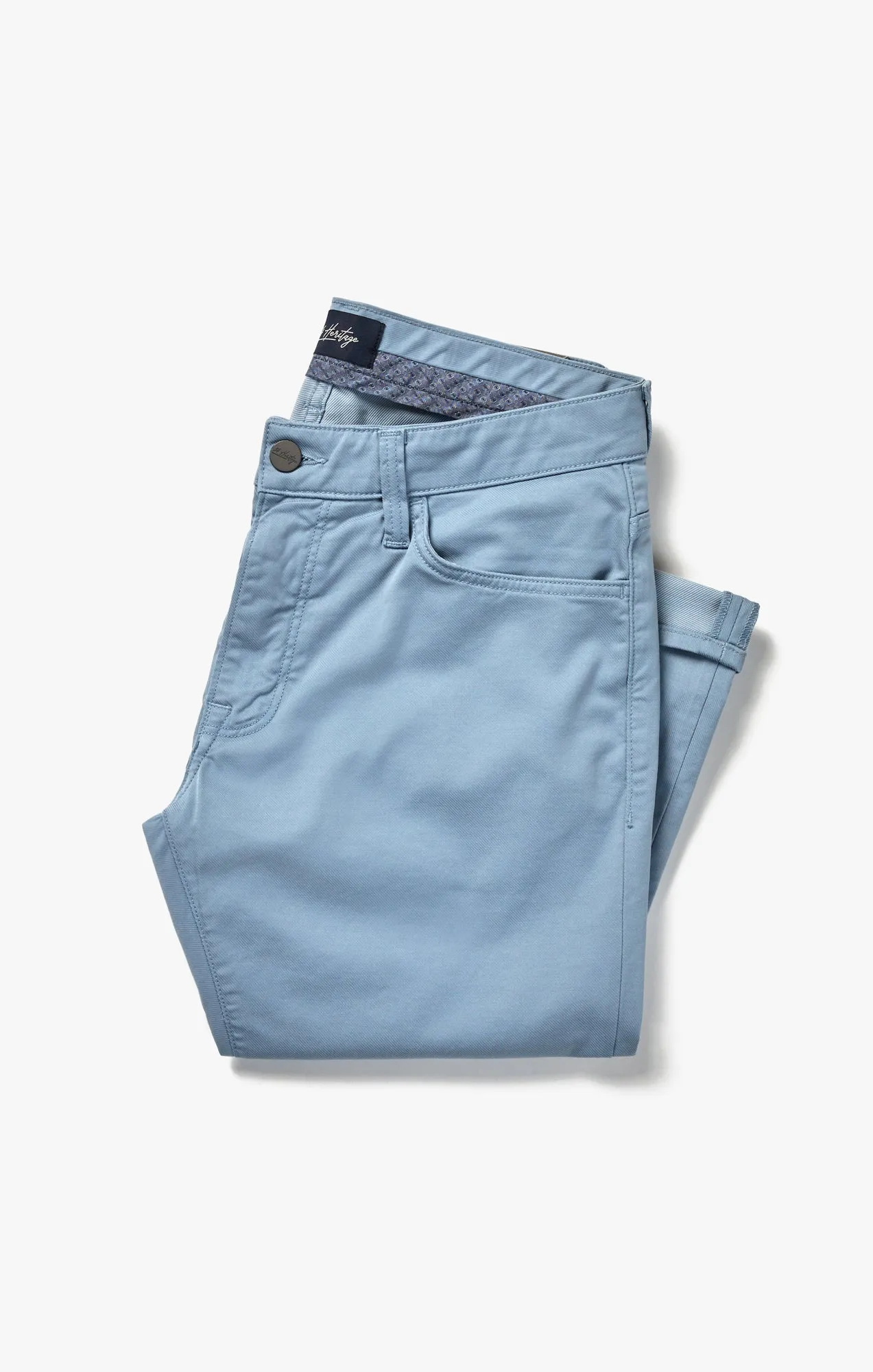 Cool Slim Leg Pants in Faded Denim Summer CoolMax
