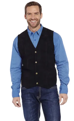 Cripple Creek Mens Suede Leather Vest Style ML3061-41