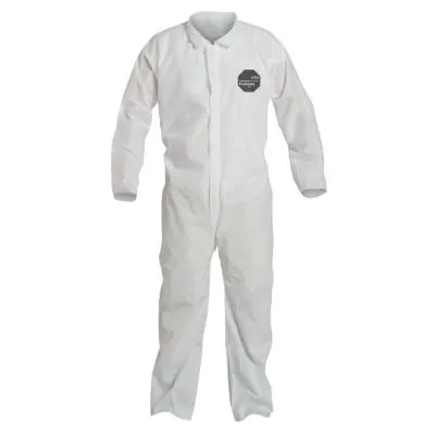 DuPont™ Proshield 10 Coveralls White with Open Wrists and Ankles, White, 2X-Large, PB120SW-2XL