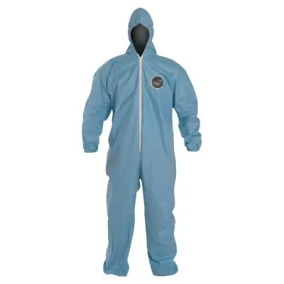 DuPont™ ProShield 6 SFR Coveralls with Attached Hood, Blue, 4X-Large, TM127S-4XL