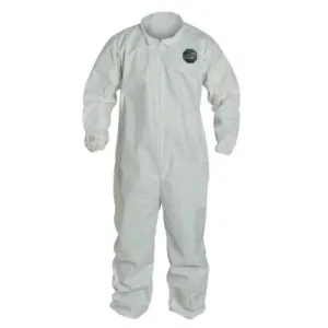 DuPont™ ProShield NexGen Coveralls with Elastic Wrists and Ankles, White, Small, NG125S-SM