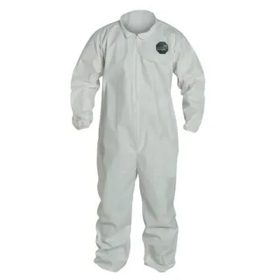 DuPont™ ProShield NexGen Coveralls with Elastic Wrists and Ankles, White, Small, NG125S-SM