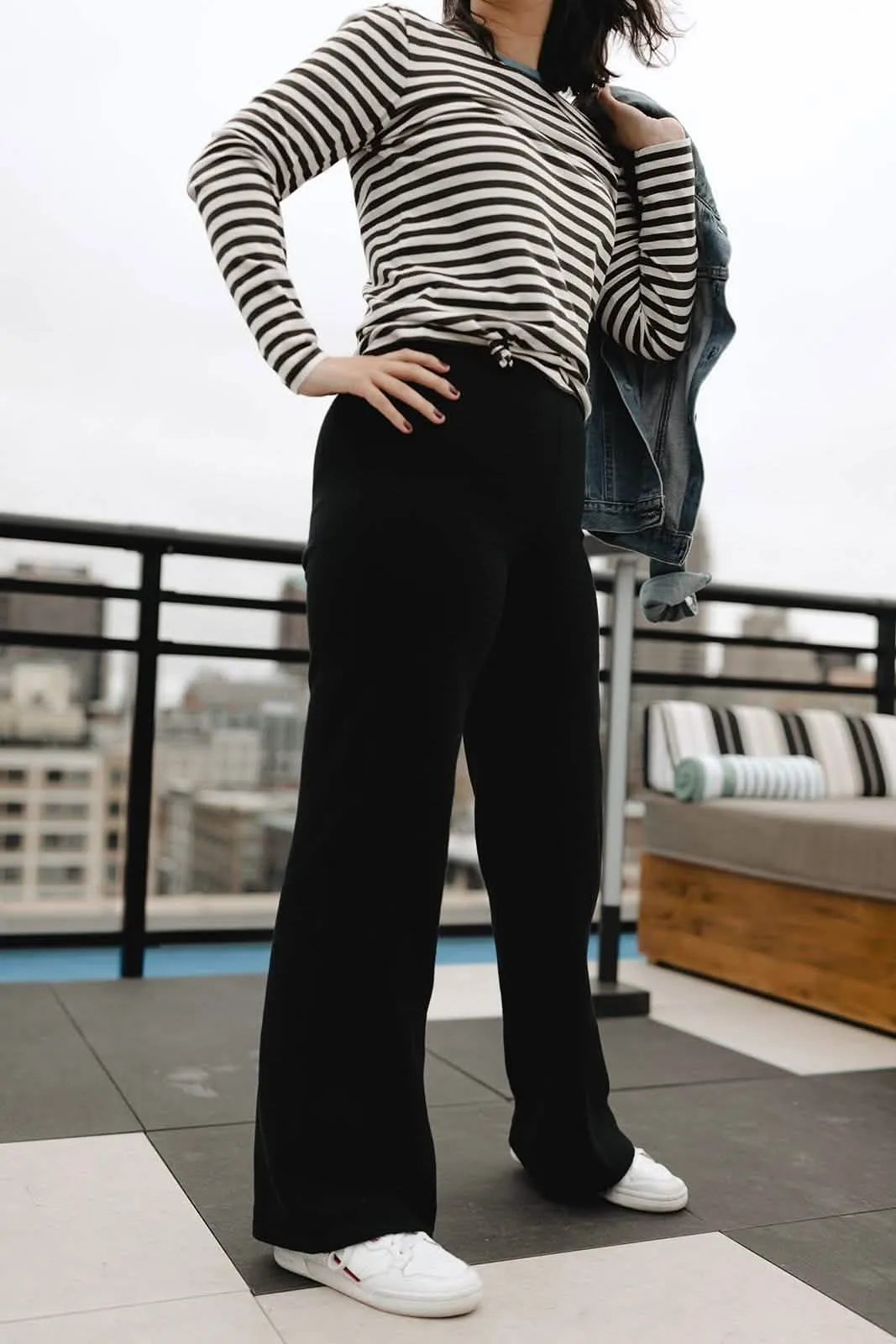 Elegant Alpaca Cotton Wide Leg Trousers for Ultimate Comfort