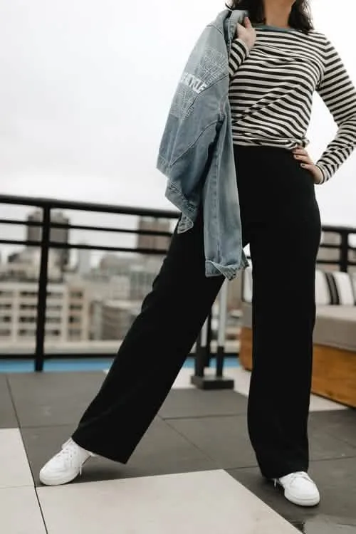Elegant Alpaca Cotton Wide Leg Trousers for Ultimate Comfort