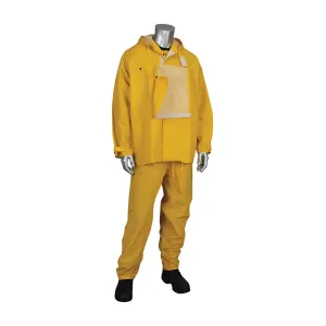 Falcon 205-375FR/5X PVC Jacket with Hood and Bib Overalls - 0.35 mm