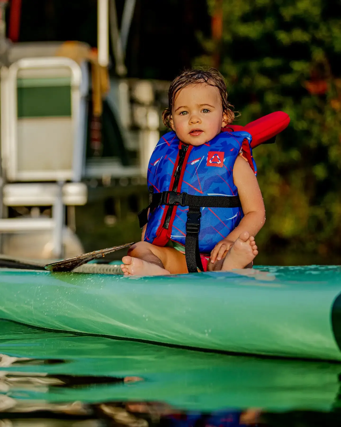 Follow Pop Infant CGA Life Vest - Blue/Red