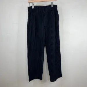 Issey Miyake Navy Pleated Pants