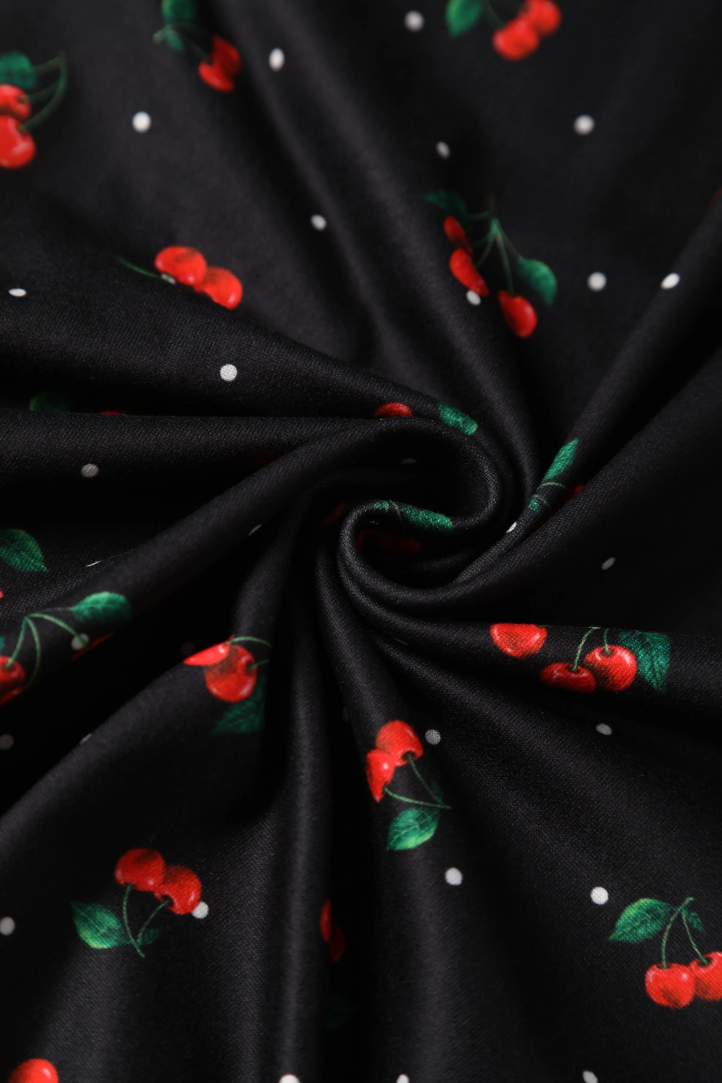 Julia Black Cherry Sleeved Dress