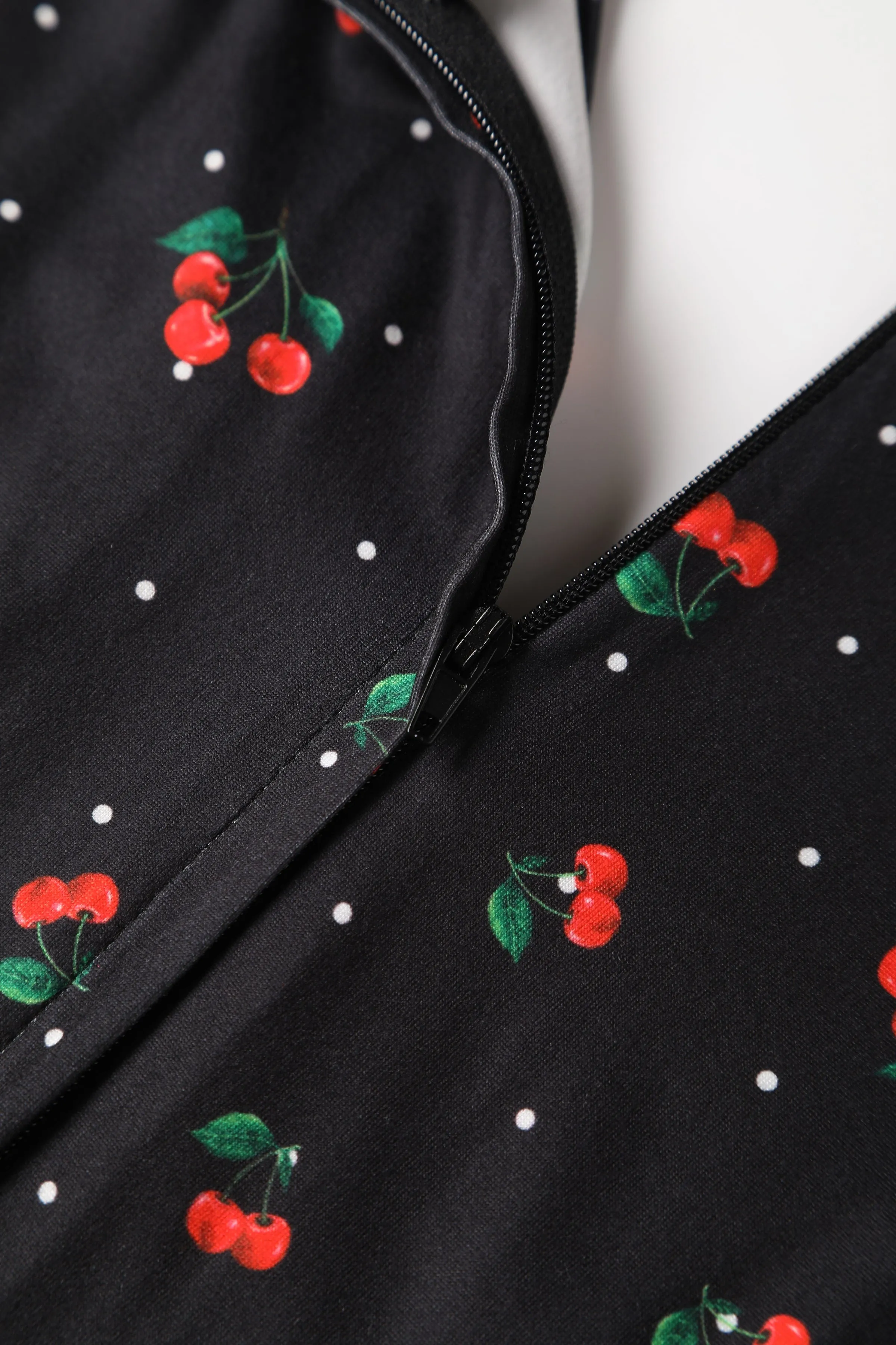 Julia Black Cherry Sleeved Dress