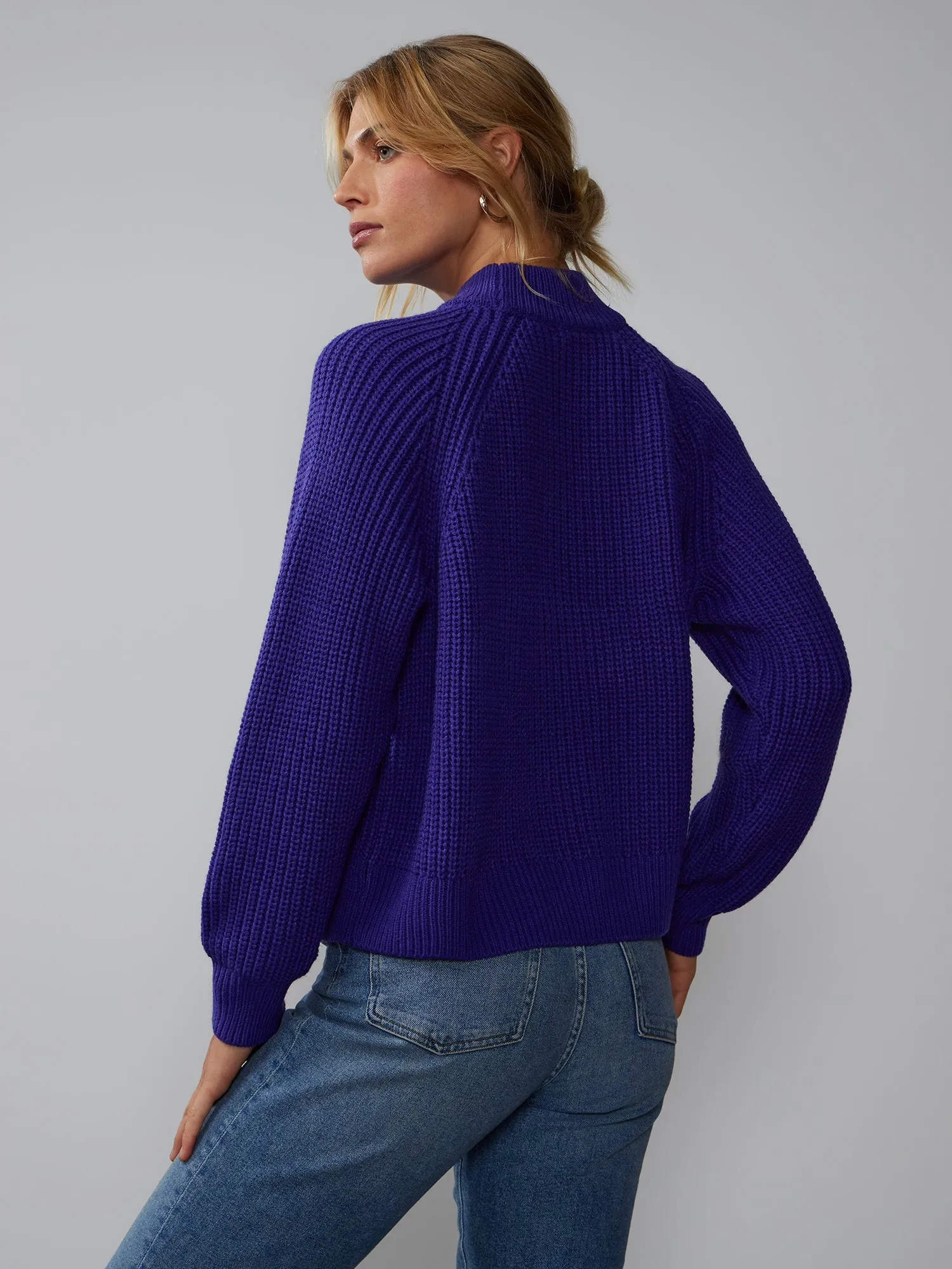 Long Sleeve Mock Neck Sweater