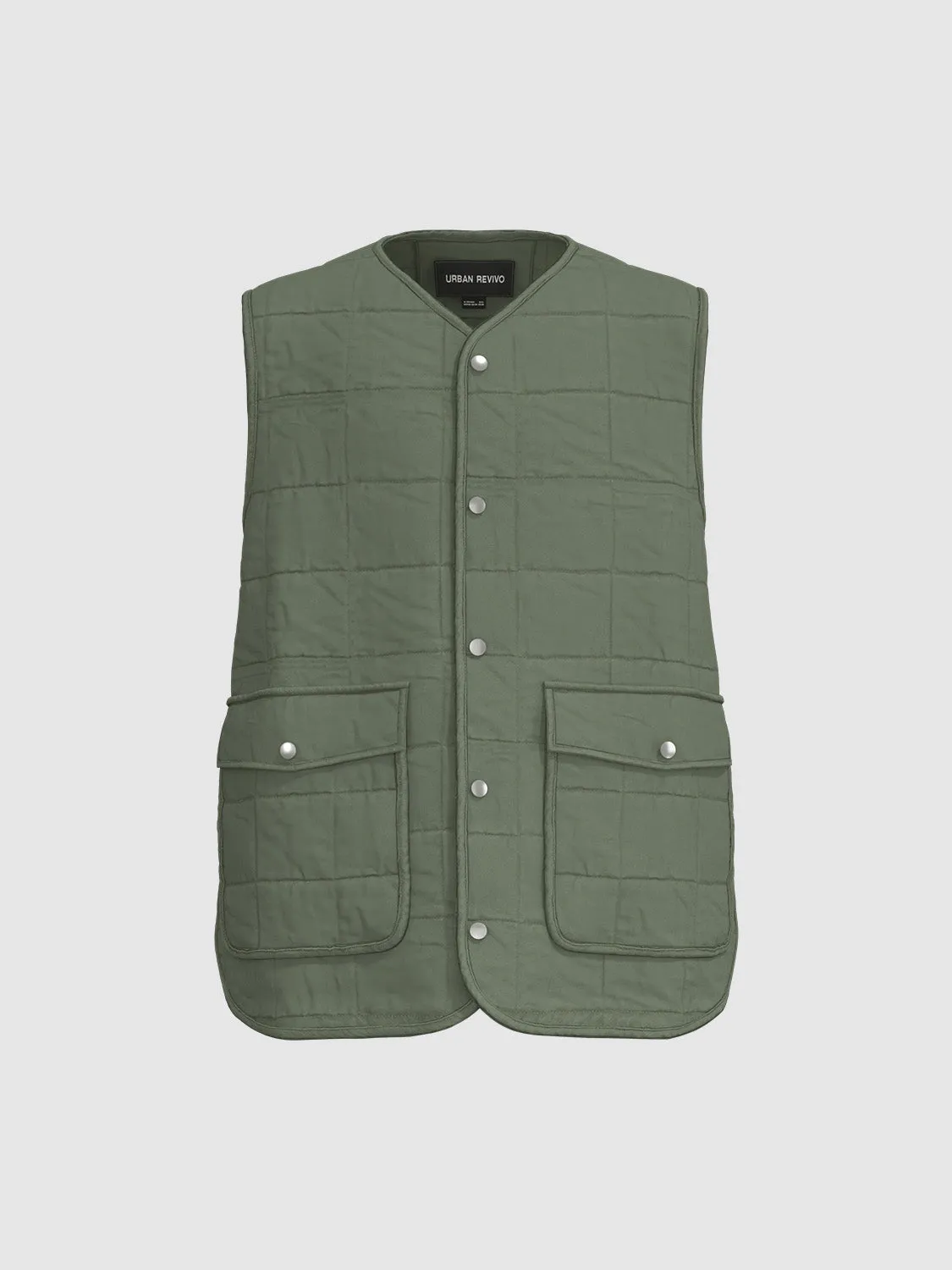 Loose Flap Pocket Padded Vests