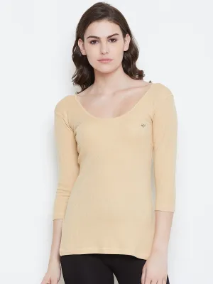 NEVA Velveti Ladies Upper 3-4 Sleeve - Skin (Velveti)