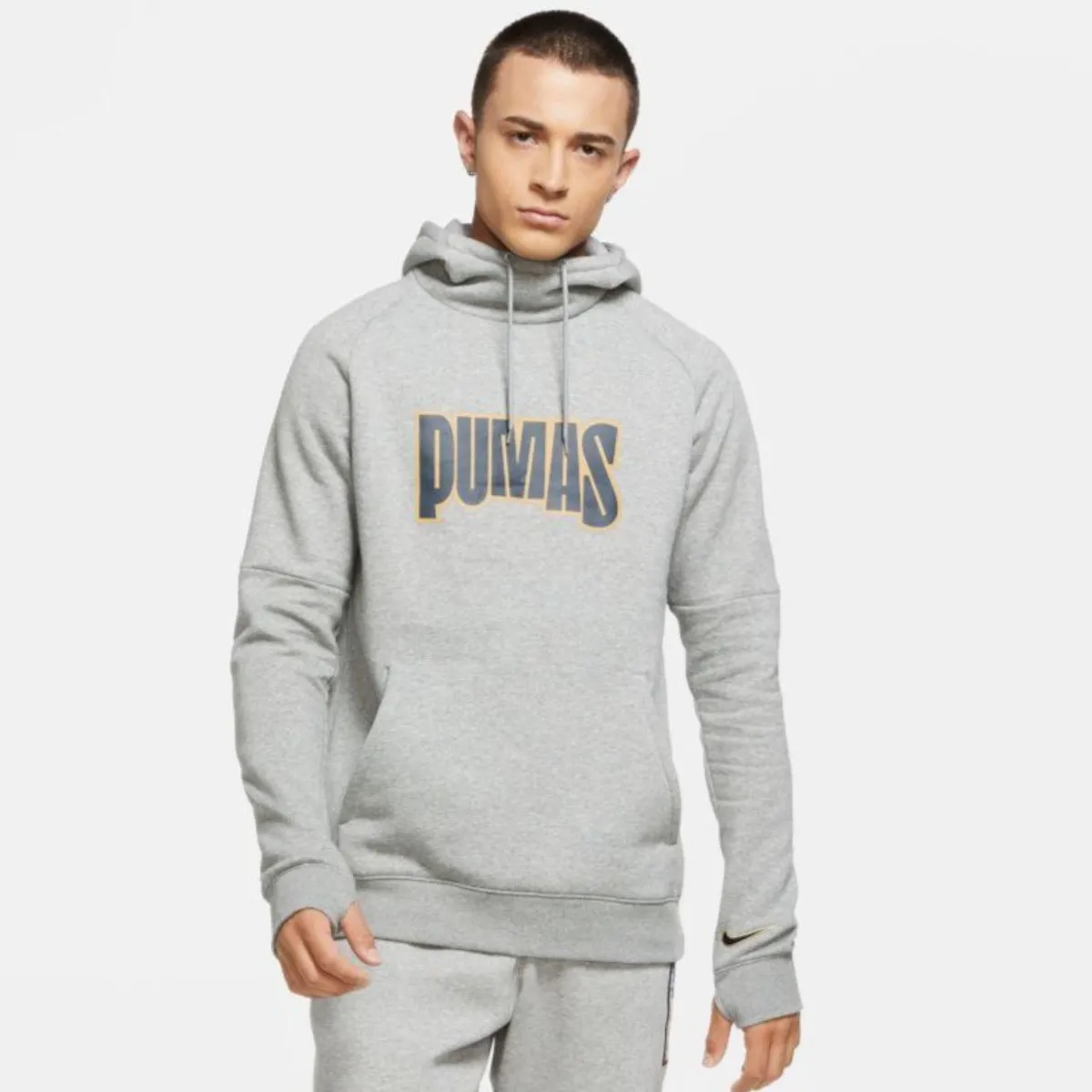 NIKE PUMAS UNAM  HOODIE-GREY
