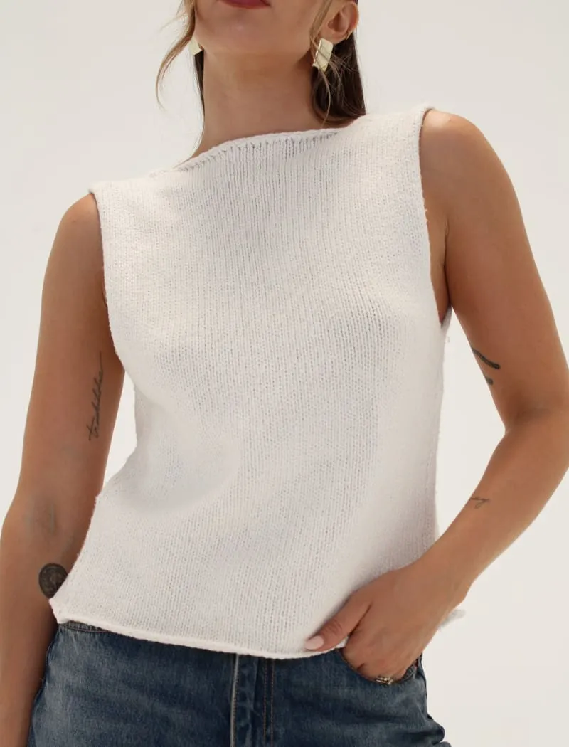 Prince Street Top | Ecru