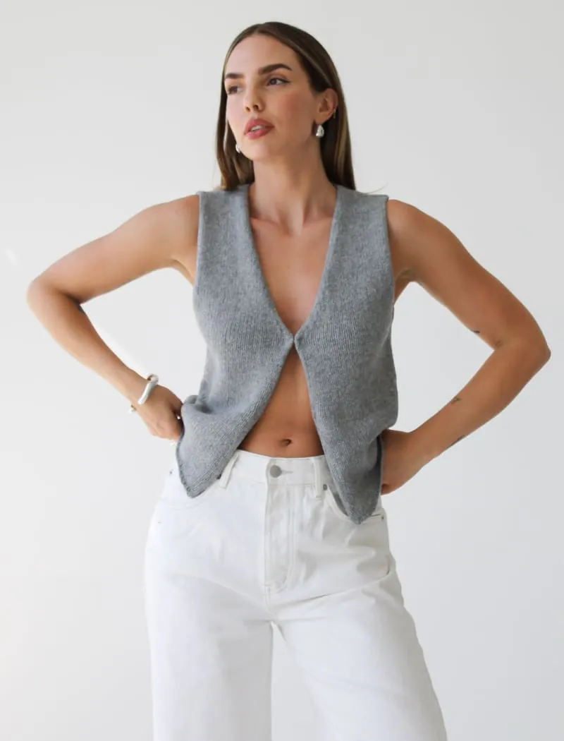 Prince Street Top | Heather Gray