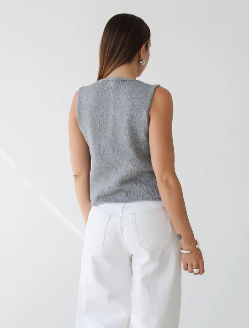 Prince Street Top | Heather Gray