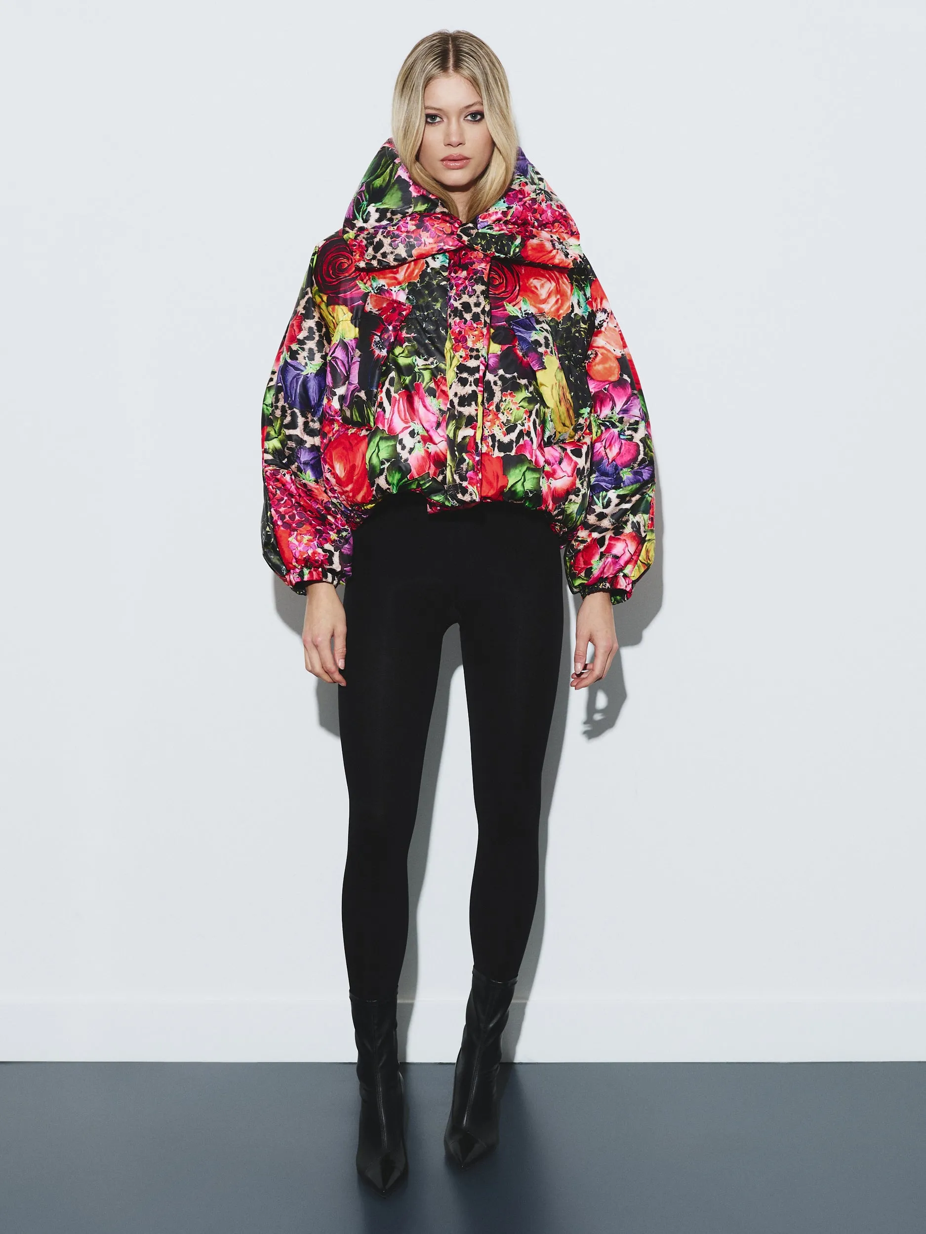 Printed oversized jacket