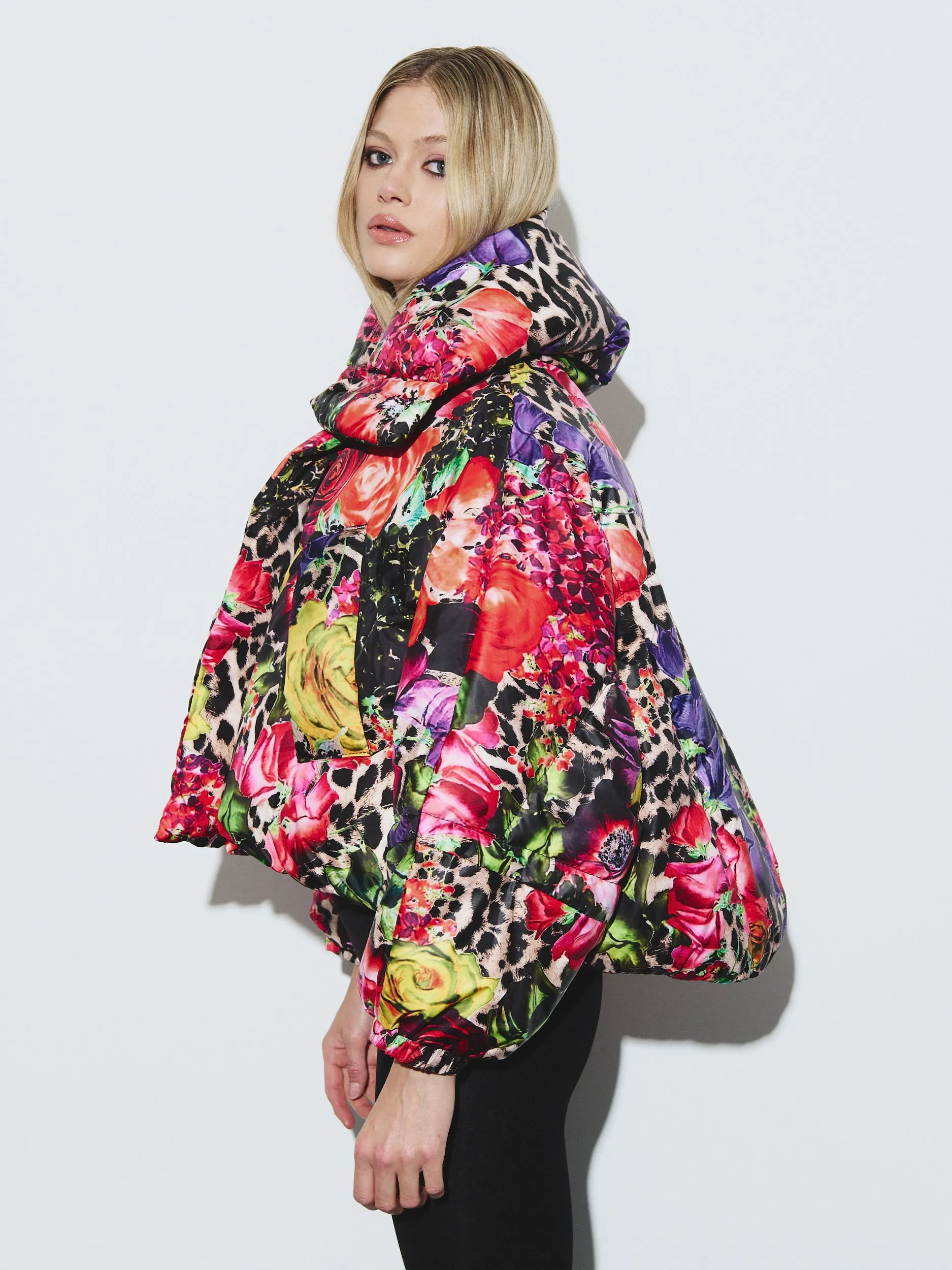 Printed oversized jacket