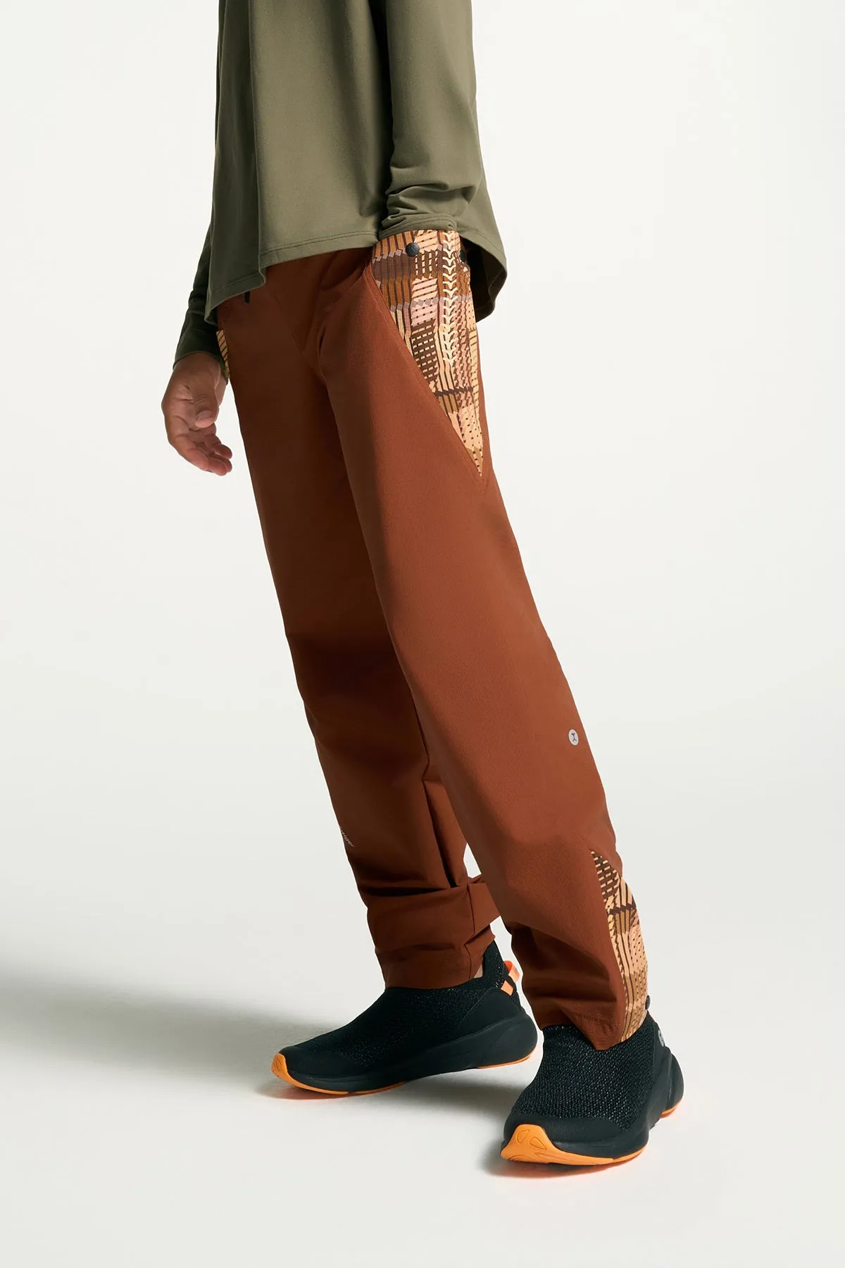 Relax Straight Colour Blocking  Pants
