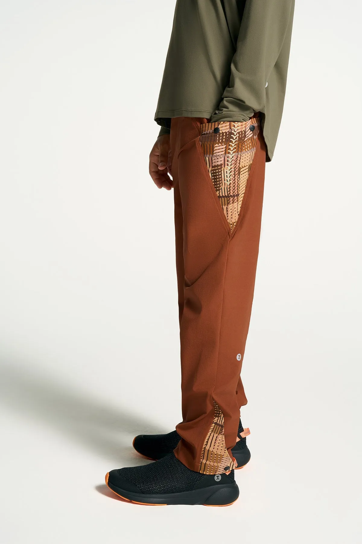 Relax Straight Colour Blocking  Pants