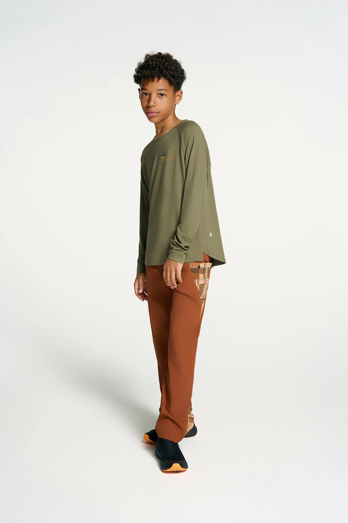 Relax Straight Colour Blocking  Pants