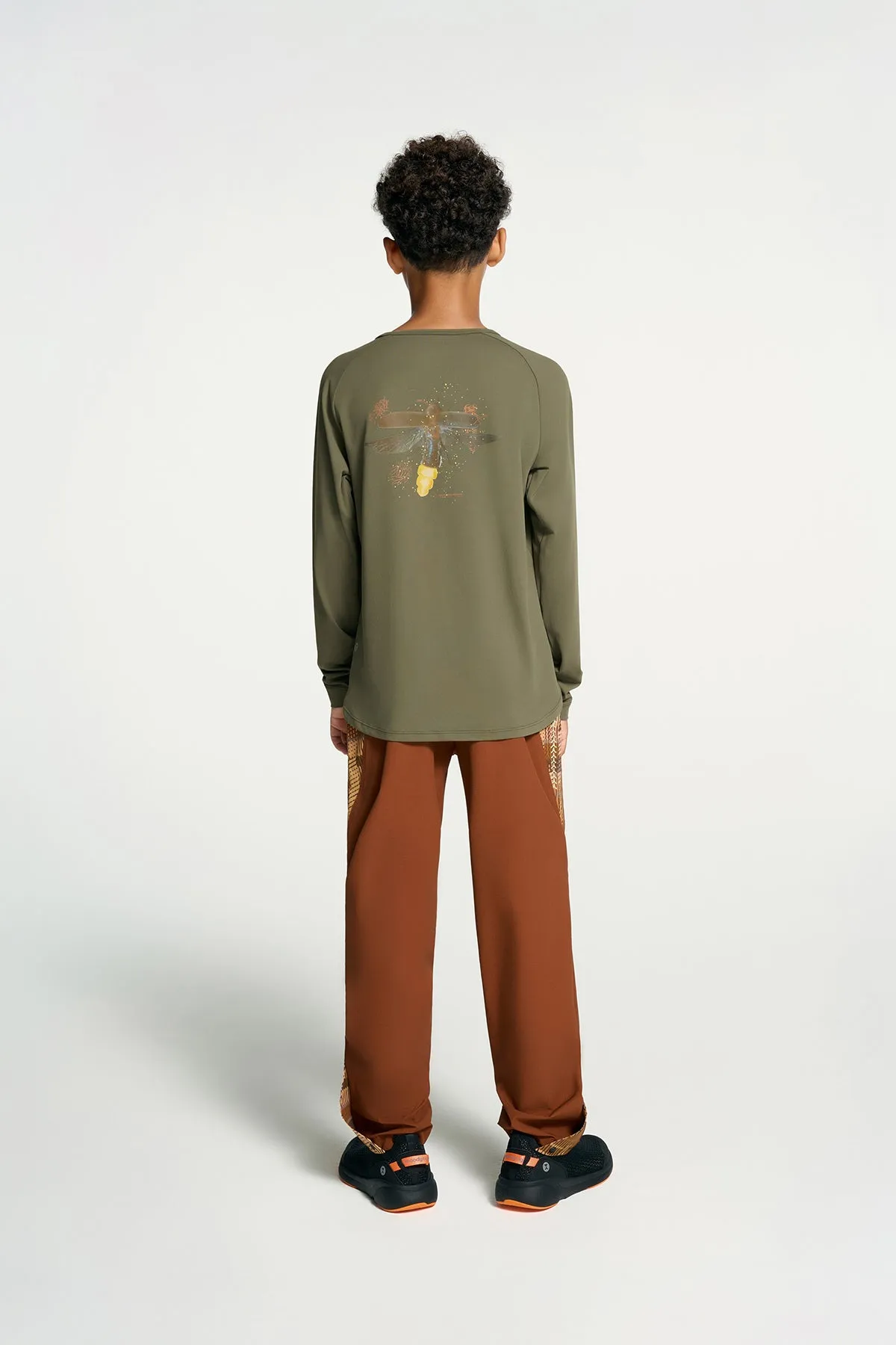 Relax Straight Colour Blocking  Pants