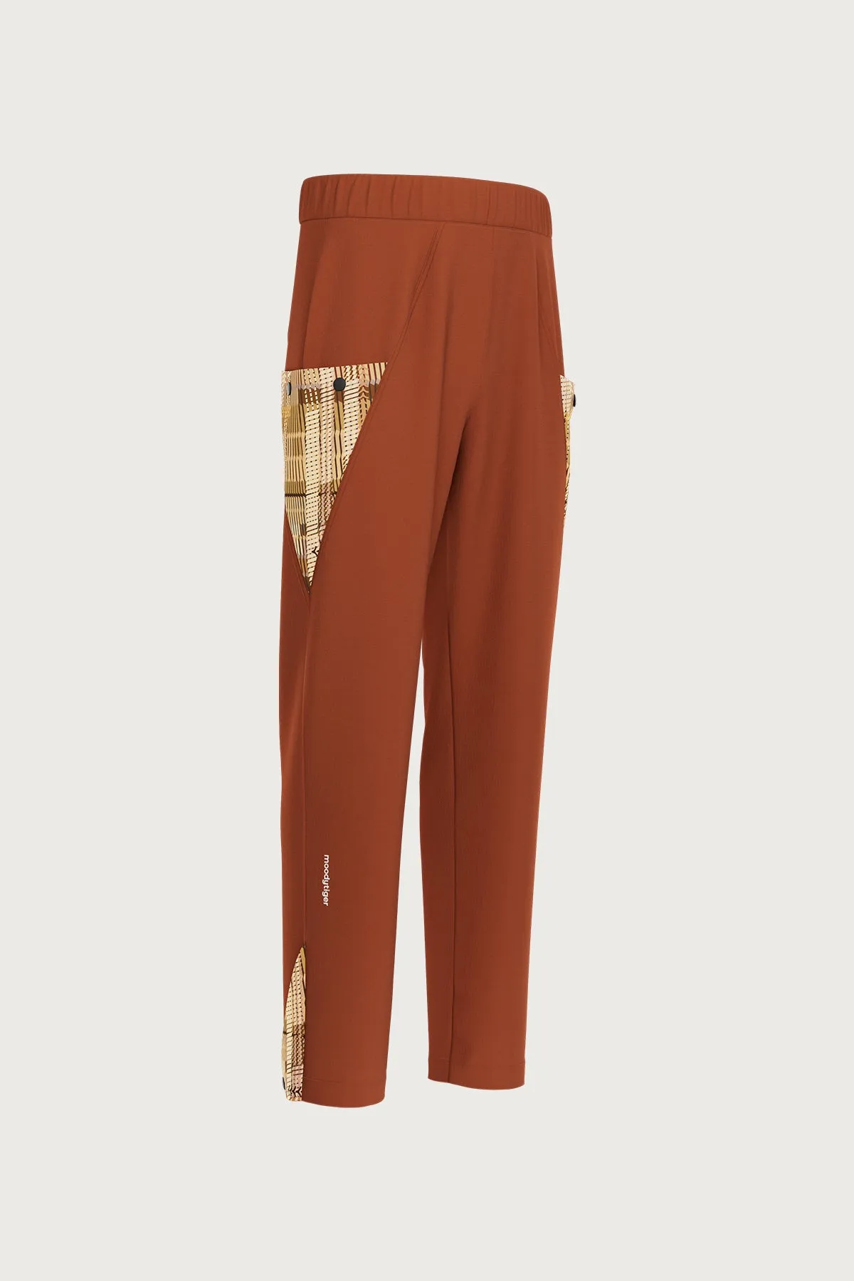 Relax Straight Colour Blocking  Pants