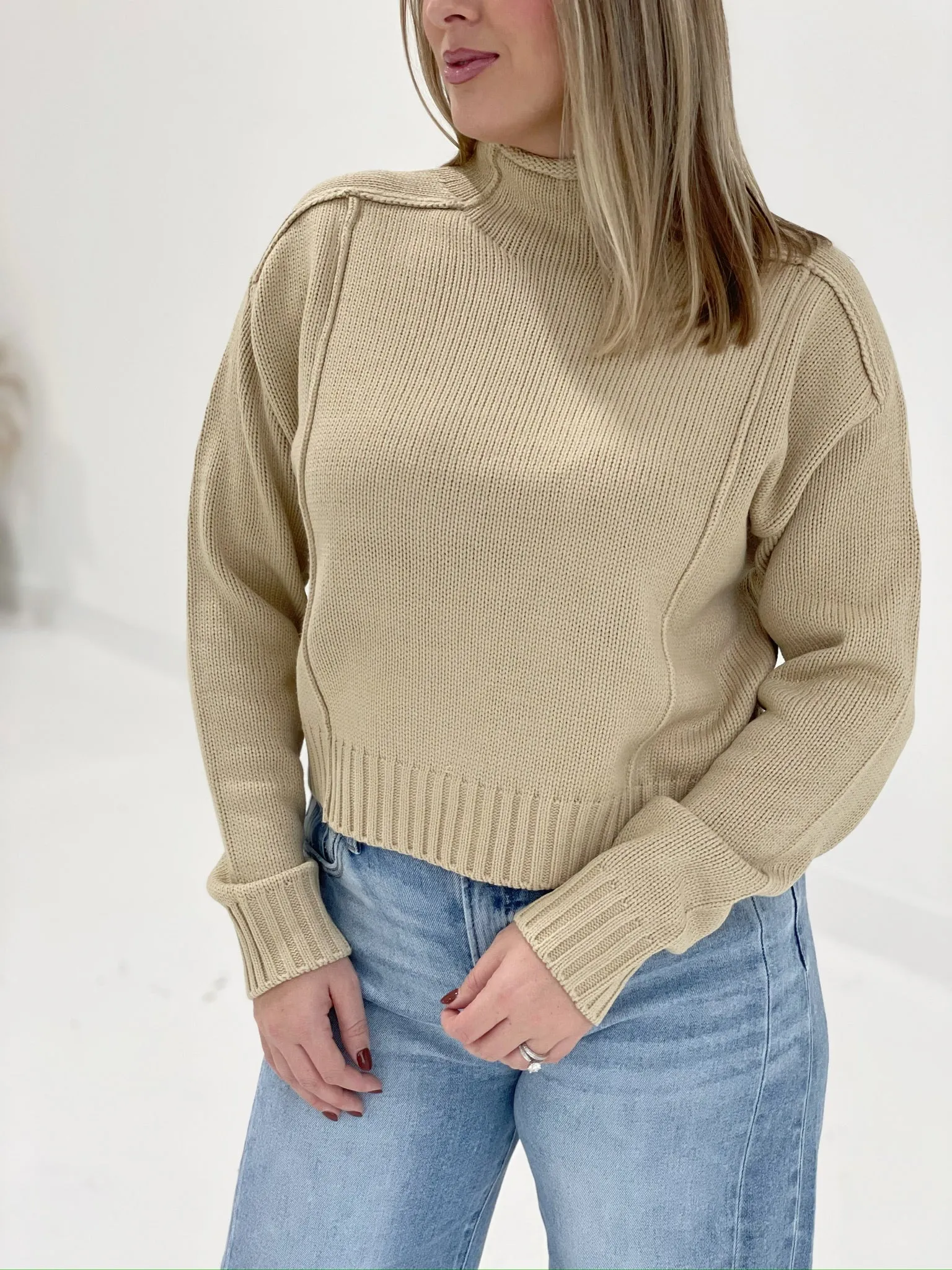Reverting Back Sweater - Taupe *CM