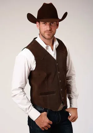 Roper Mens Suede Vest Style 02-075-0500-0510