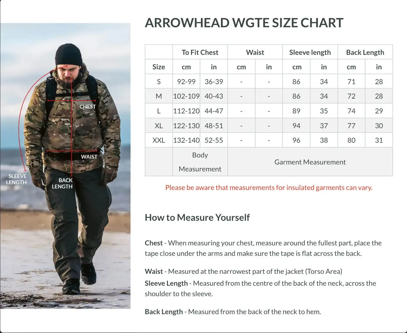 Snugpak Arrowhead Multicam Insulated Jacket