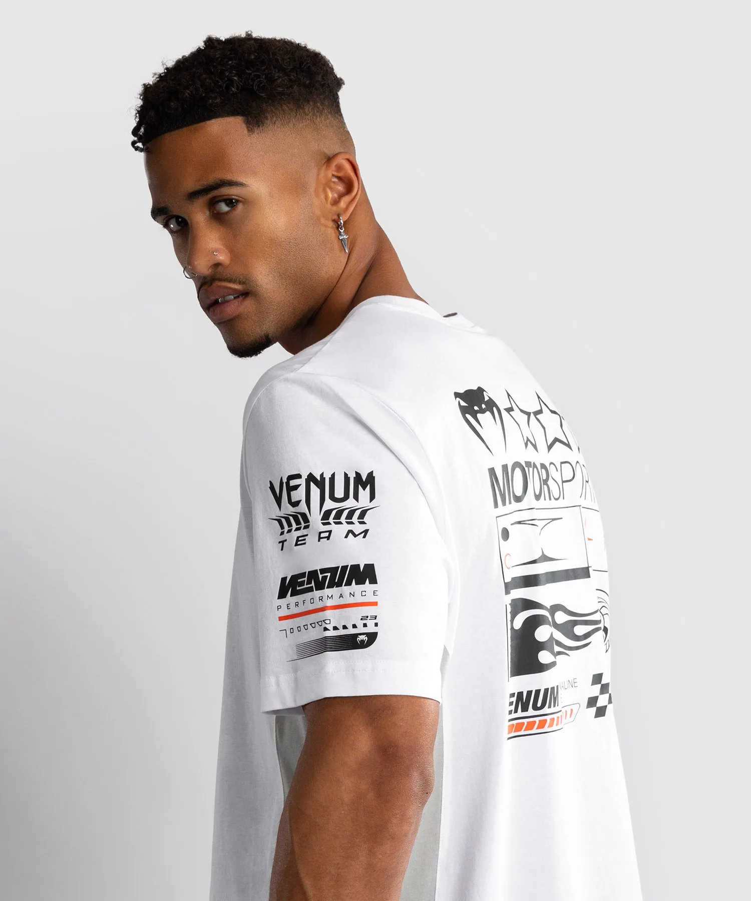 Venum Motorsport T-Shirt - Snow White