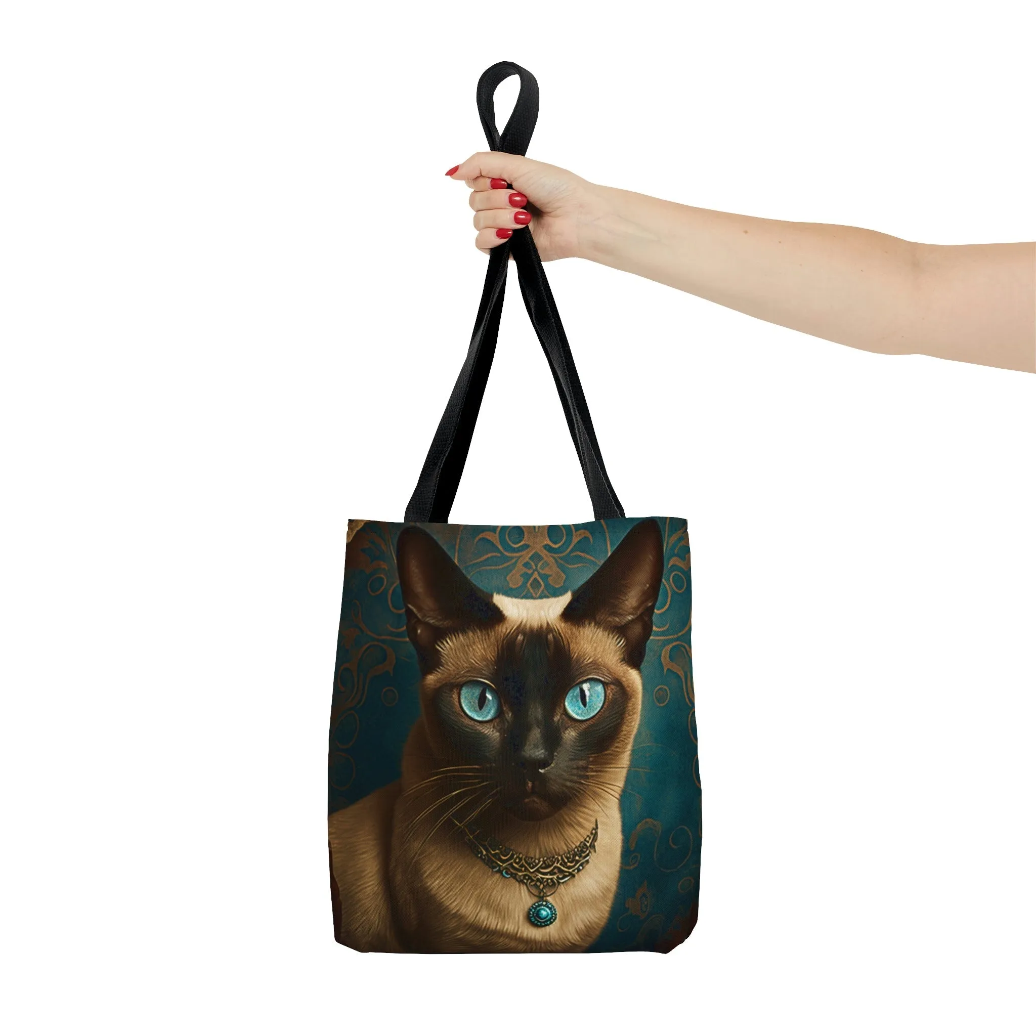 Vintage Victorian Siamese Cat Tote Bag