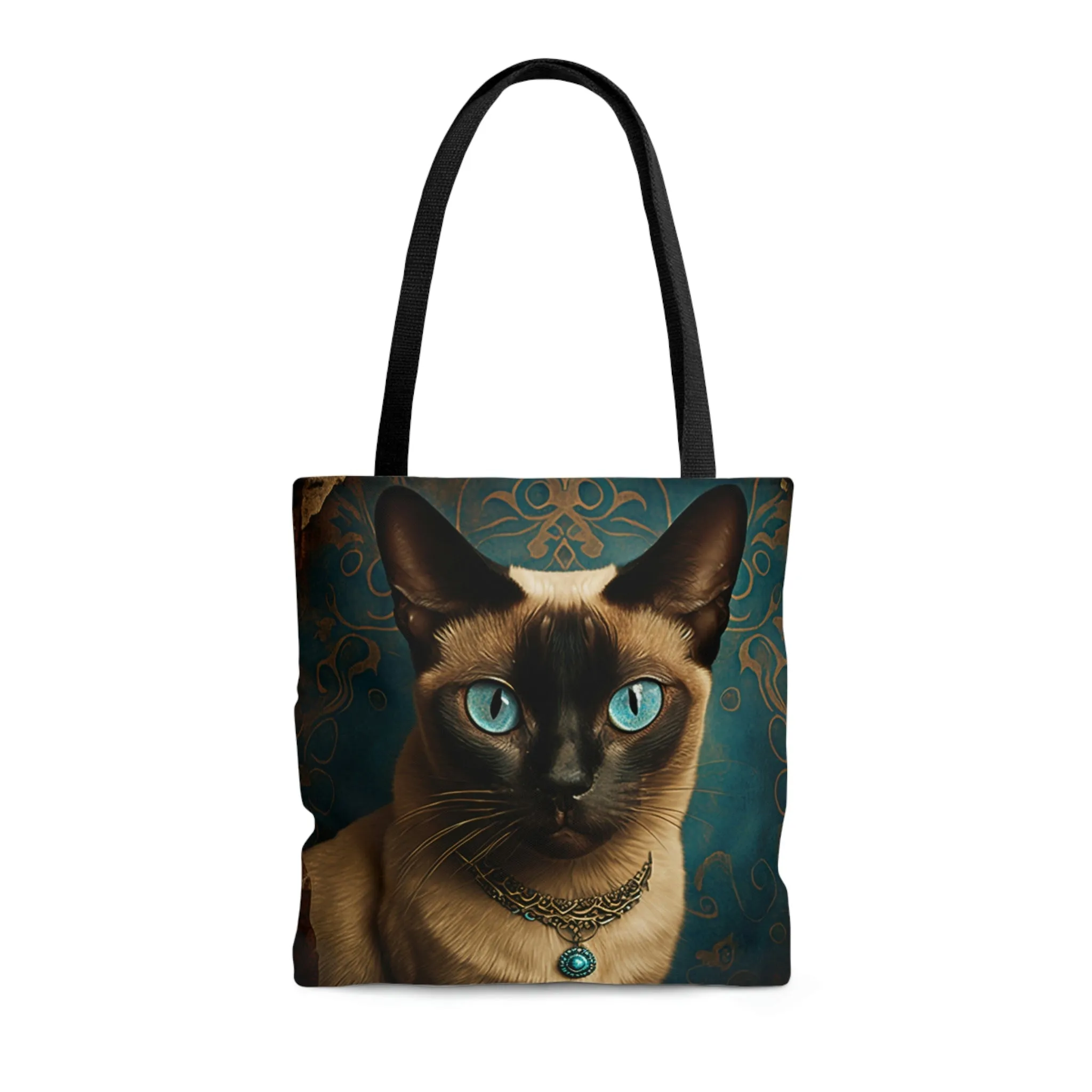 Vintage Victorian Siamese Cat Tote Bag