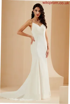 Wedding Dresses Wedding Giuliana Train Chiffon Trumpet/Mermaid Dress V-neck Court
