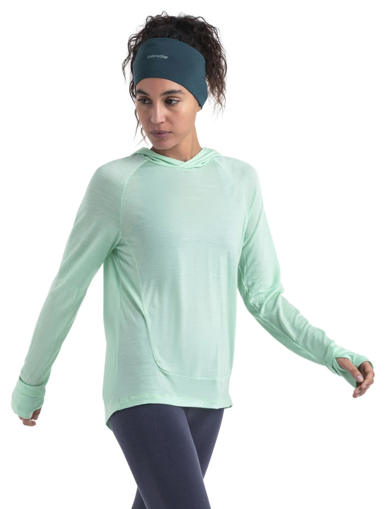 Women's 125 Cool-Lite Merino Blend Sphere Long Sleeve Hoodie